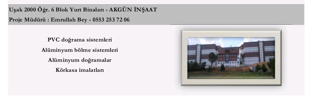 Cephe Proje 6